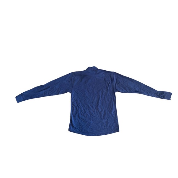 Women S Title Nine Sports Long Slv Mock Neck Purple Blue Shirt Top Base Layer - Picture 3 of 4